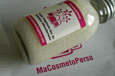 Test MaCosmetoPerso l'huile de babassu.Savons tarte aux pommes cranberry