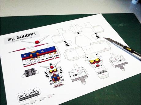 Paper Toy Gundam RX-78-2
