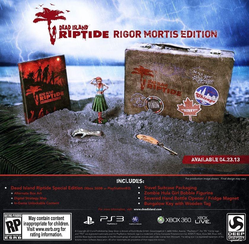 Dead Island Riptide Collector Dead Island Riptide soffre un collector  Dead Island Riptide collector 