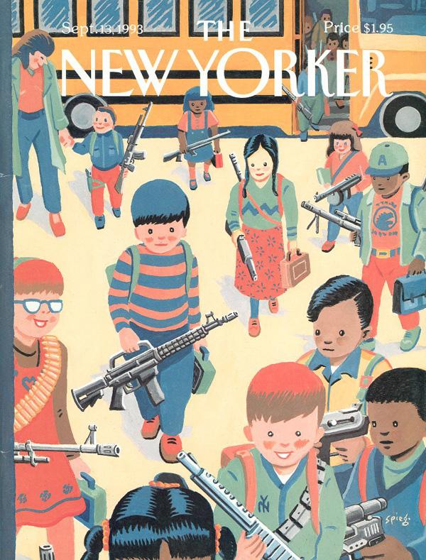 The New Yorker: la couverture d’Art Spiegelman sur les armes et l’école