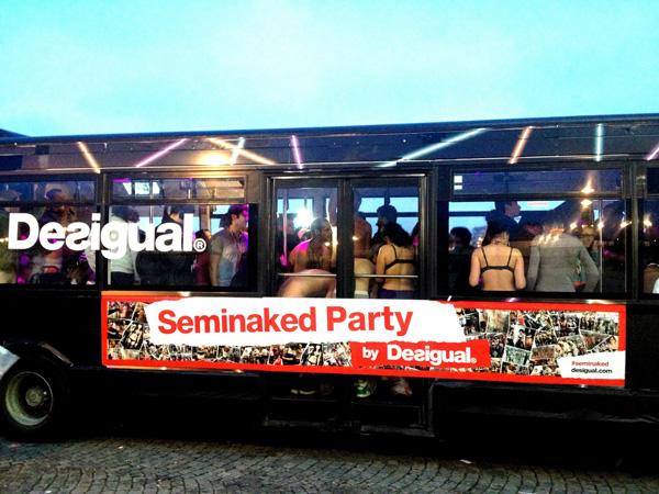 La Seminaked Party de Desigual Paris
