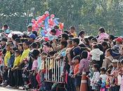 Thaïlande. Udonthani. janvier 2013. Journée enfants.