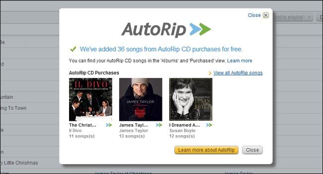 Amazon lance AutoRip pour télécharger vos MP3 gratuitement