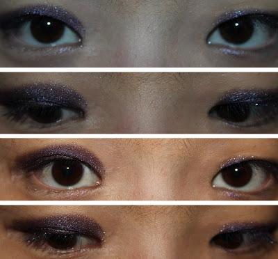 Mon ombre violet métallique