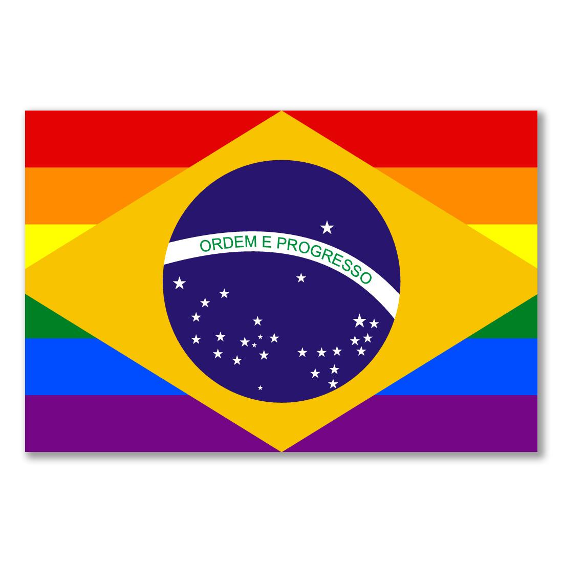 Drapeau Gay Brésil