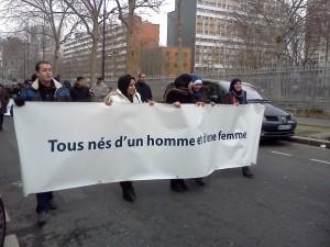 Manif pour tous anti mariage gay : départ à Paris