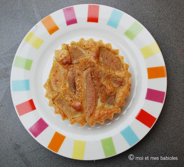 Tarte poire et amande