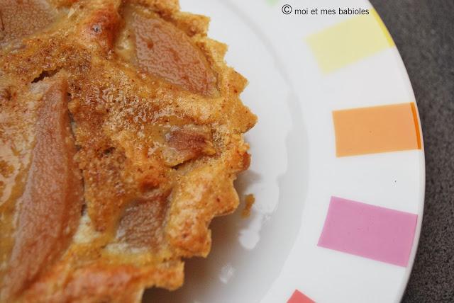 Tarte poire et amande