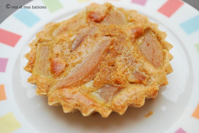 Tarte poire et amande