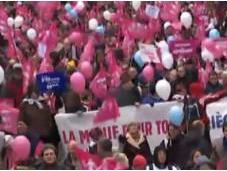 Manif pour tous Entre personnes Paris