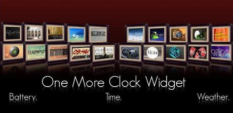 One More Clock - Un widget avec quelques thèmes bien connus 