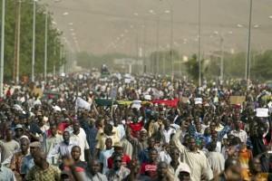 Manifestations de Maliens le 28 mars 2012
