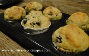 muffins olives gruyère tomates