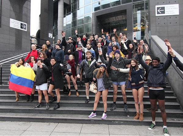 Les images de la No Pants Subway Ride Paris 2013