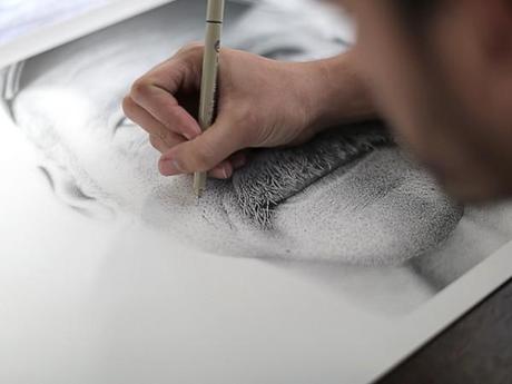 Sculptures du Mois n°9 Portrait-Ink-Dots-Benjaman-Kyle-7-600x450