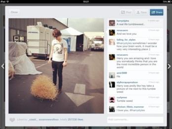 Voici ce qu'il y a sur l'iPad mini de One Direction