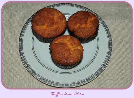 Muffins ou gâteau à l'orange sans gluten.