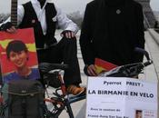 Lancement l'opération Birmanie vélo” France Aung Kyi, l'initiative l'artiste globe-trotter humanitaire Pyerrot Prest