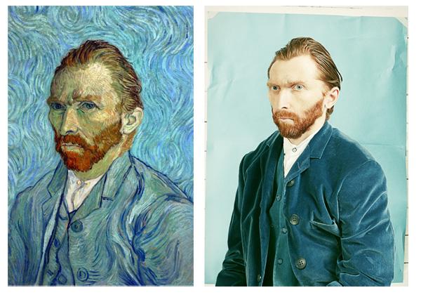 L’autoportrait de Vincent van Gogh imaginé en photo