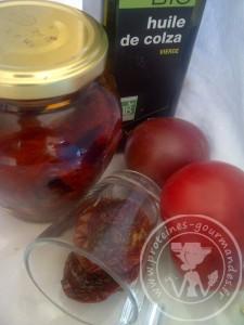 Tomates séchées… conservées à l’huile de colza