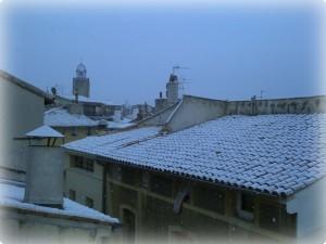 neige Aix en Provence 15 janvier