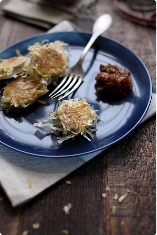 Boudin croustillant et compotée de figues