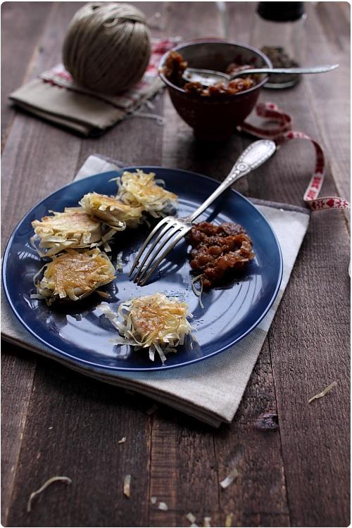 Boudin croustillant et compotée de figues
