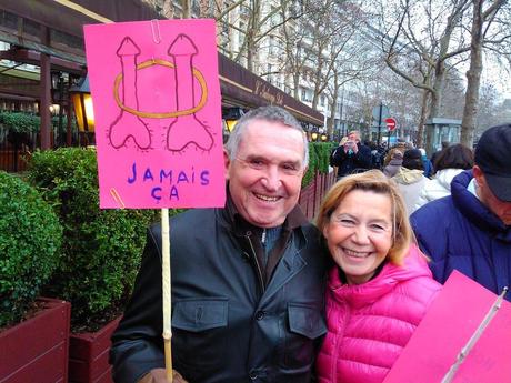 Des gens raffinés étaient présents, le 13 janvier, pour manifester contre projet de loi instituant le mariage pour tous