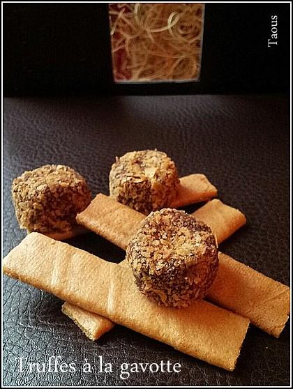 Truffes à la gavotte, à la noix de coco