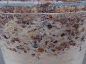 yaourts maison crumble protéiné soja fèves cacao (pour pots)