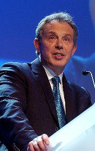 Tony Blair à la conférence de Davos