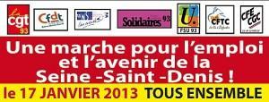 Marche pour l'emploi en Seine Saint Denis 1