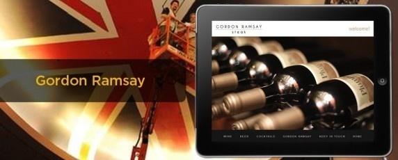 Gordon Ramsay remplace ses cartes de vins par l'iPad...