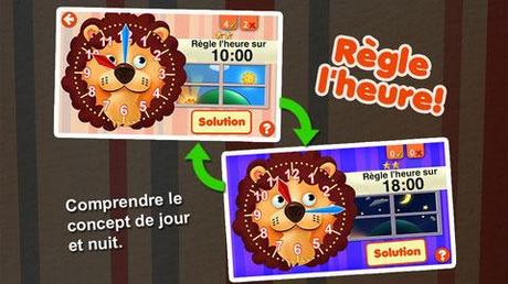 La sélection d'applis du mois des Trois Elles #9 Apprendre à Lire L'heure par GiggleUp Kids Apps And Educational Games