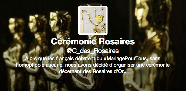 Cérémonie des Rosaires d'Or 