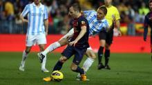 Malaga vs FC Barcelone : Merci Iniesta, Busquets et Vilanova