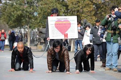 Manifestation en Chine pour les droits des femmes