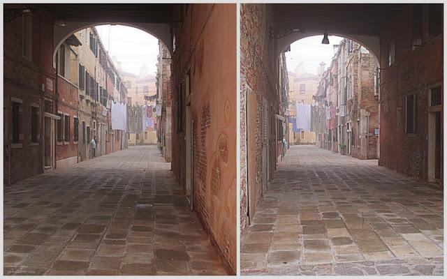 Caigo : Sotoportegi e corti de le Colone Castello