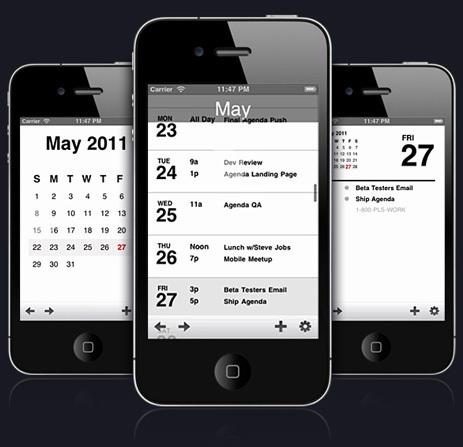 Agenda Calendar sur iPhone ou iPad, intègre désormais Google Ma...