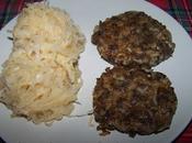 Steaks végétariens lentilles-riz