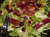 Salade Magret Séché Ravioles Grillées