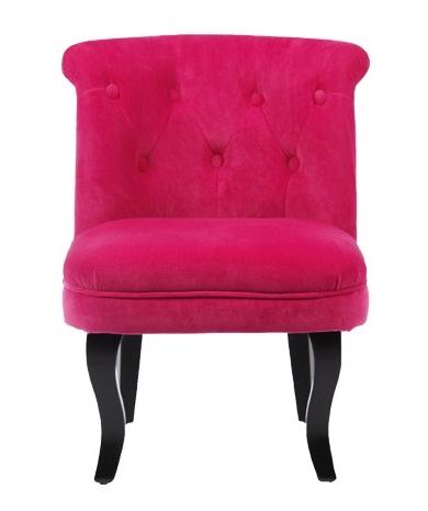 achat fauteuil velours rose design prix usine