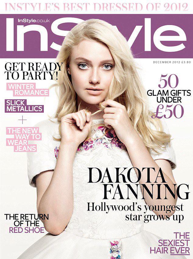Dakota Fanning pour InStyle UK