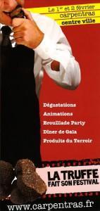Carpentras, Capitale de la truffe noire la_truffe_fait_son_festival