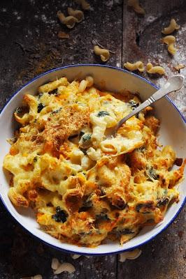 Quand ça fait Crouiiich, crouiiich, crouiiich… sous les pieds, il est temps de mettre un bon mac'n'cheese aux épinards au four !!!