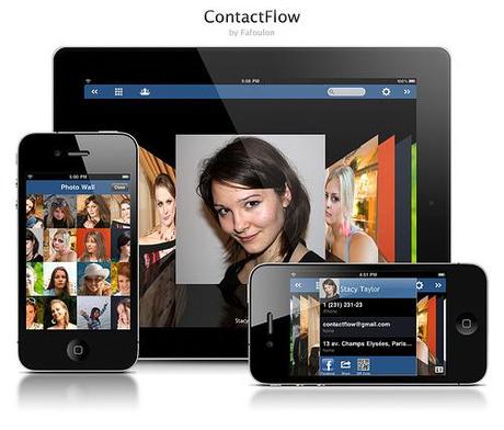 ContactFlow le CoverFlow sur votre iPhone (gratuit)...