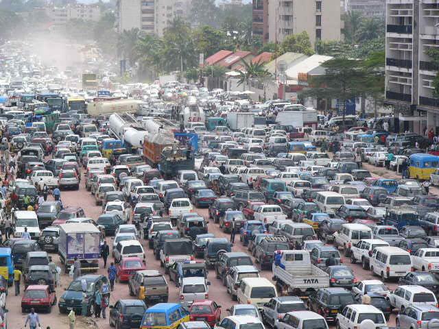 Kinshasa, la ville aux embouteillages