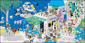 Le tour du monde de Mouk - A vélo et en gommettes !