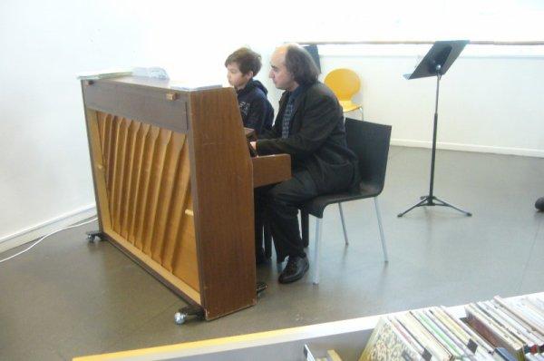 L'école de musique de Lomme était ce matin à la médiathèque : les jeunes musiciens du jour