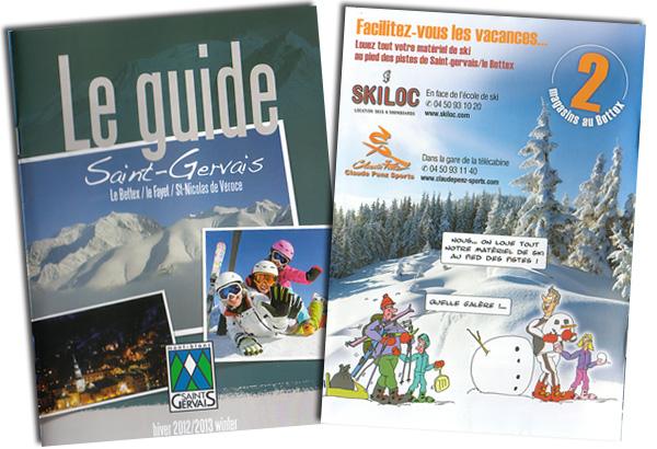 Céno Dessinateur - La Babole : Claude Penz Sports et Skiloc, deux magasins pour louer votre matériel de ski à Saint Gervais / Le Bettex